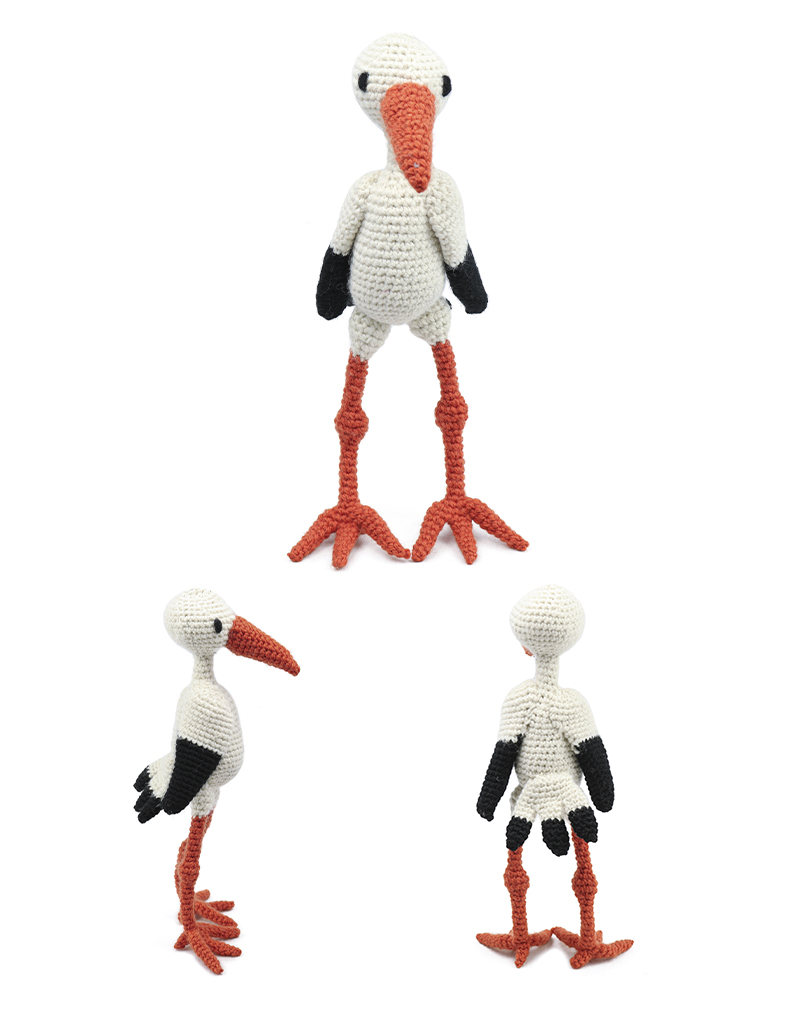 toft ed's animal ina the stork amigurumi crochet